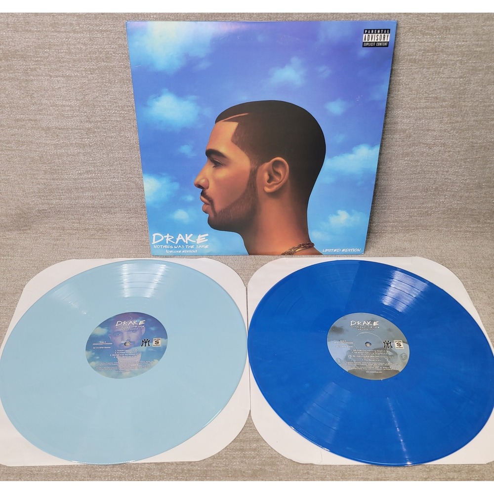 Drake Nothing Was The Same Deluxe Edition Blue Vinyl 2LP Limited Edition Record